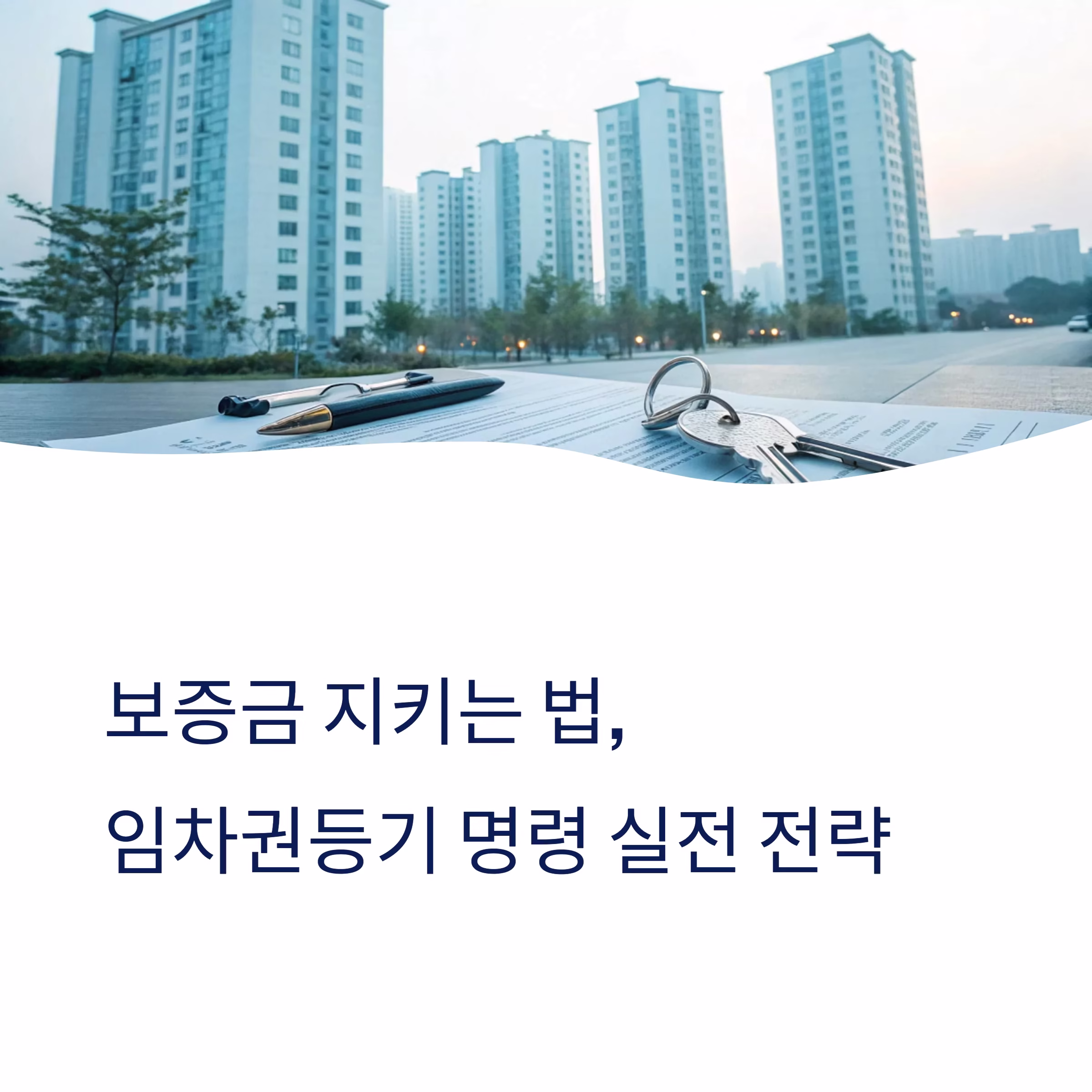 보증금 지키는 법, 임차권등기 명령 실전 전략