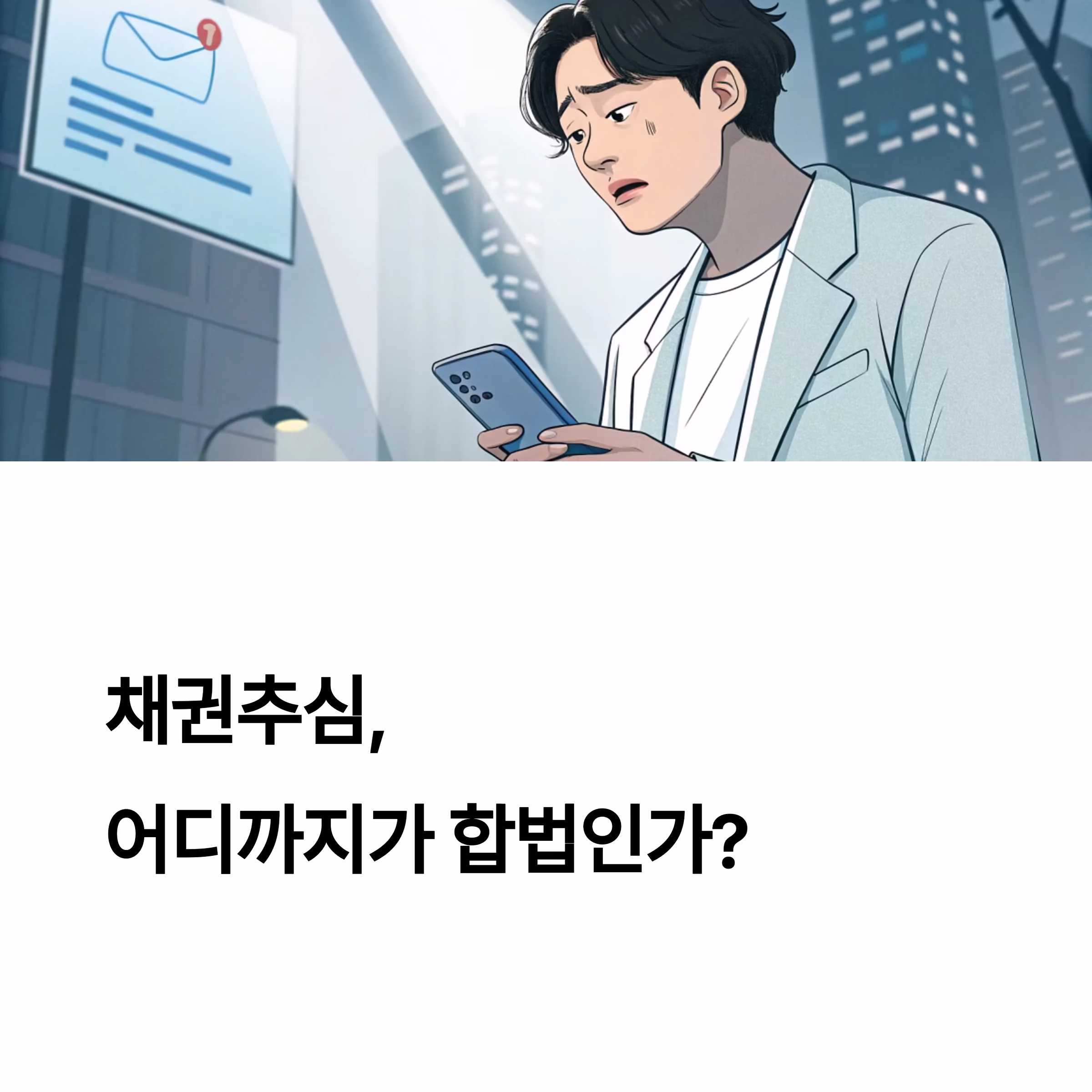 채권추심, 어디까지가 합법인가? 피해 예방 필수 가이드