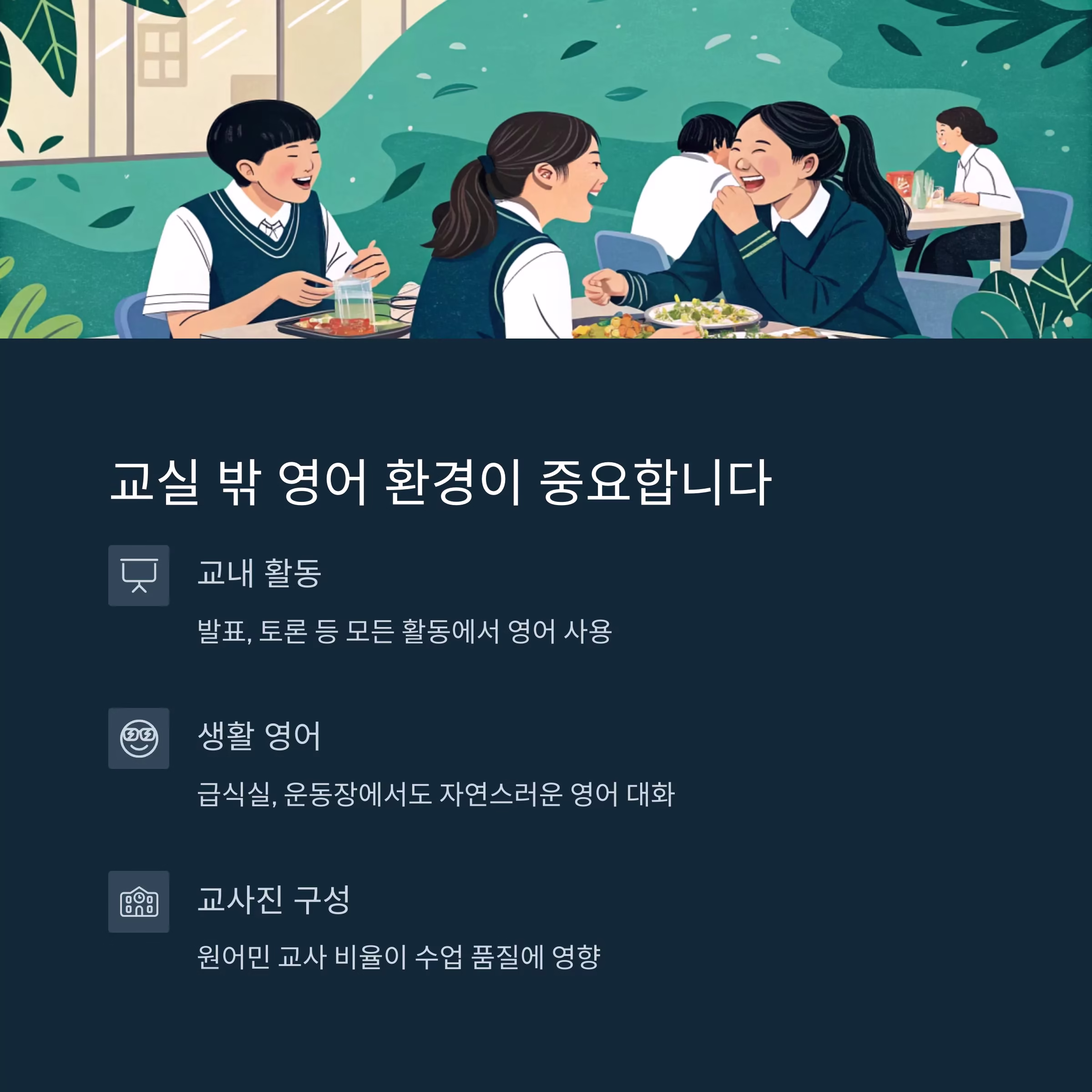 국제학교 영어 수업 비중은 얼마나 될까? 이중언어 교육 핵심 비교